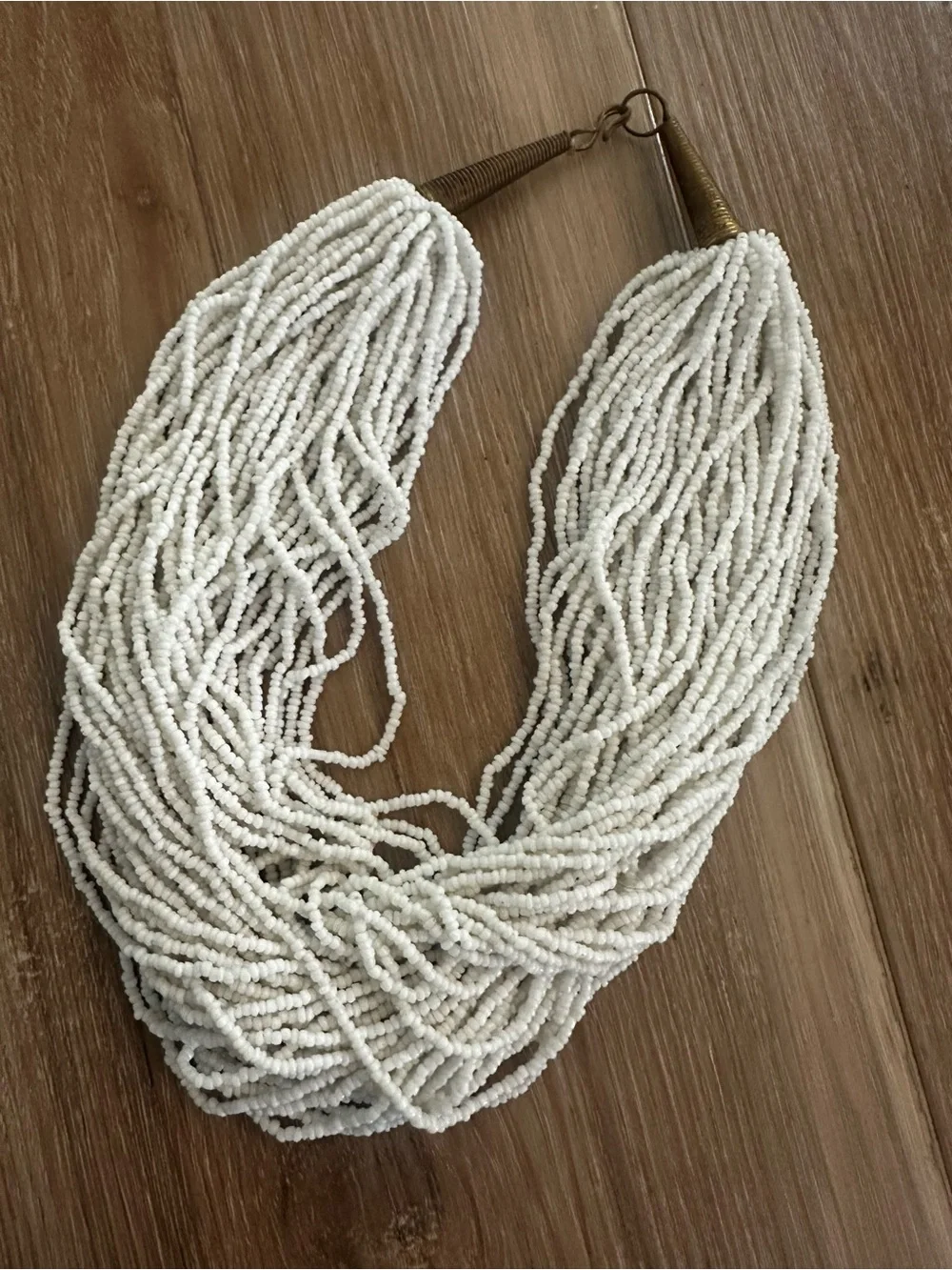 Boho Chic MultiStrand Seed Bead Necklace